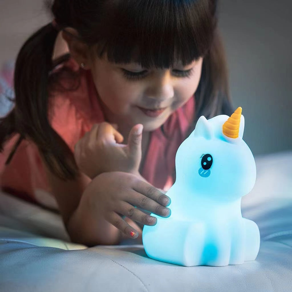 Unicorn Night Light Nursery Lamp by EP Light