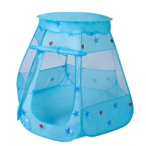 Kids Pop Up Game Tent Prince Princess Toddler Play Tent Indoor Outdoor Castle Game Play Tent Birthday Gift For Kids - Blue by VYSN