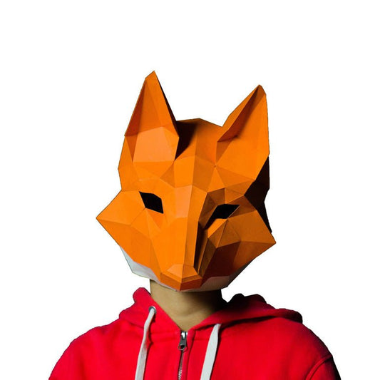 3D Paper Fox Mask by PAPERCRAFT WORLD