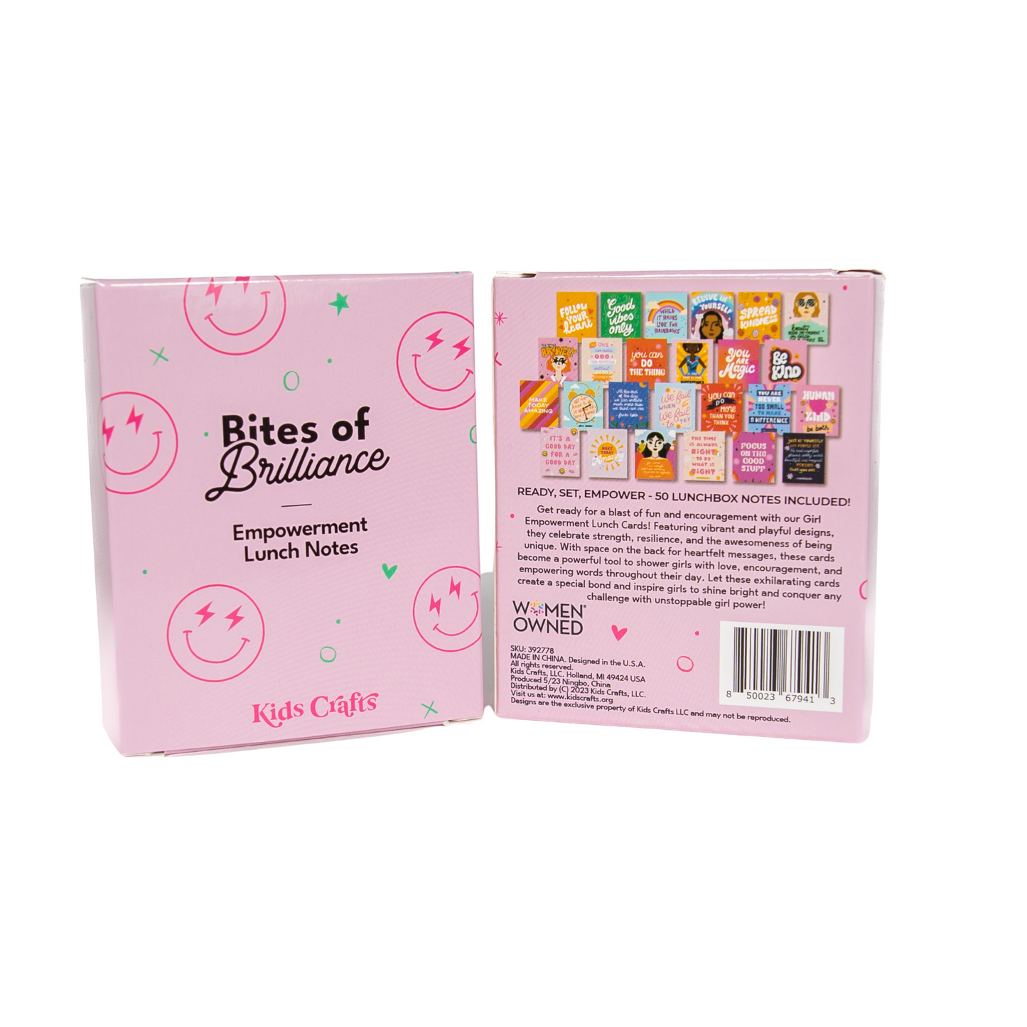 Bites of Brilliance Lunch Box Note Cards by Kids Crafts