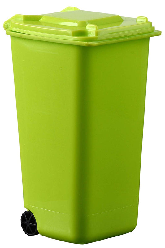 Plastic Toy Garbage Cans Playset Green 12 Pack 4 X 3 X 6 by Hammont