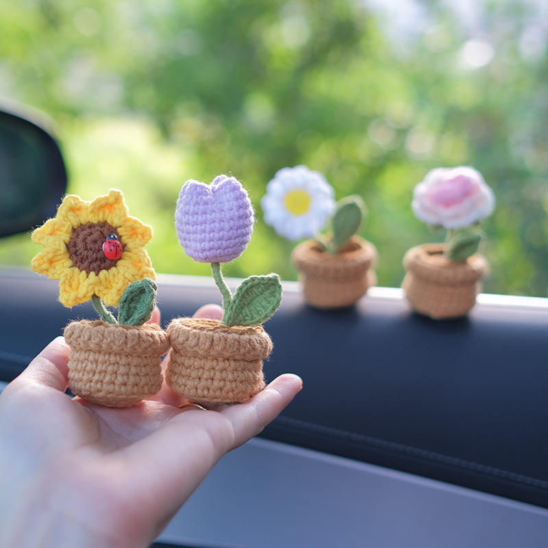 Handmade Crochet Sunflowers: Perfect Home Decoration by Plushy Planet