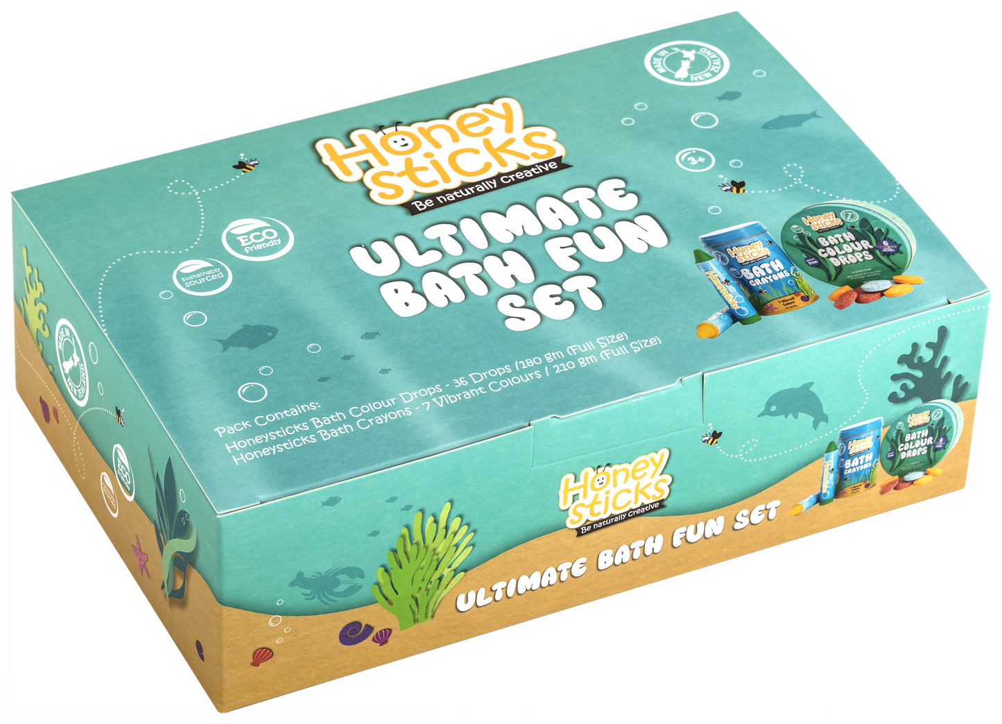 Ultimate Bath Fun Set by Honeysticks USA