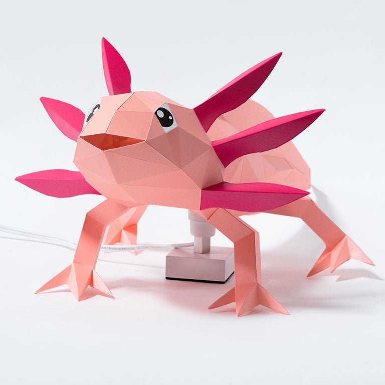 Axolotl Papercraft 3D Model by PAPERCRAFT WORLD
