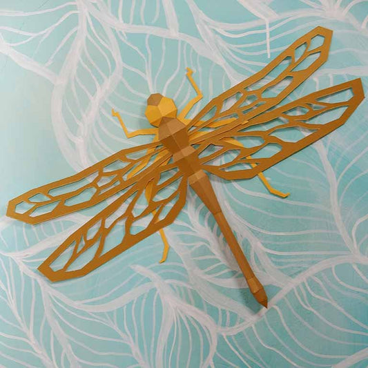 Dragonfly Papercraft Wall Art by PAPERCRAFT WORLD