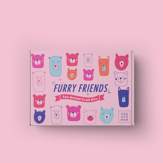 Furry Friends Felt Craft Kits by Kids Crafts