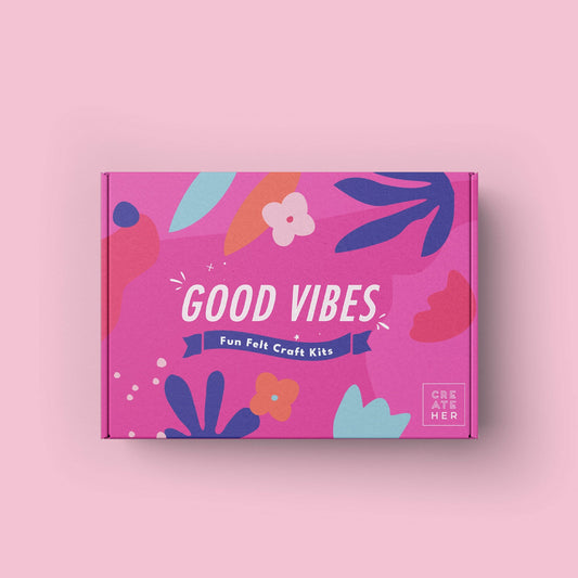 Good Vibes Felt Craft Kits by Kids Crafts