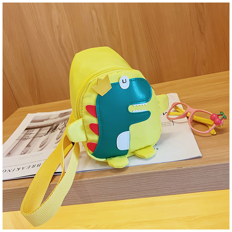 Children Baby Cartoon Dinosaur Pattern Chest Bags Nylon Crossbody Bag by MyKids-USA™