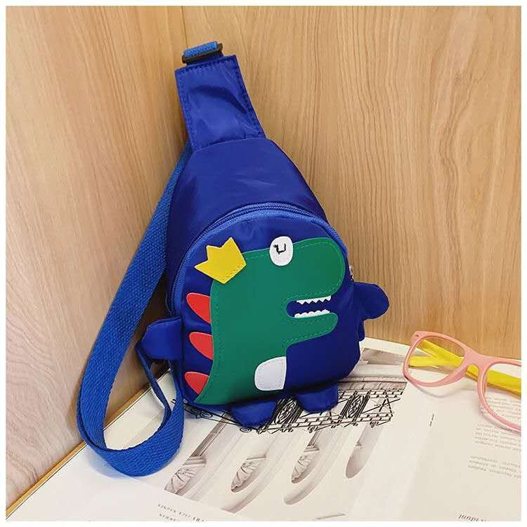 Children Baby Cartoon Dinosaur Pattern Chest Bags Nylon Crossbody Bag by MyKids-USA™