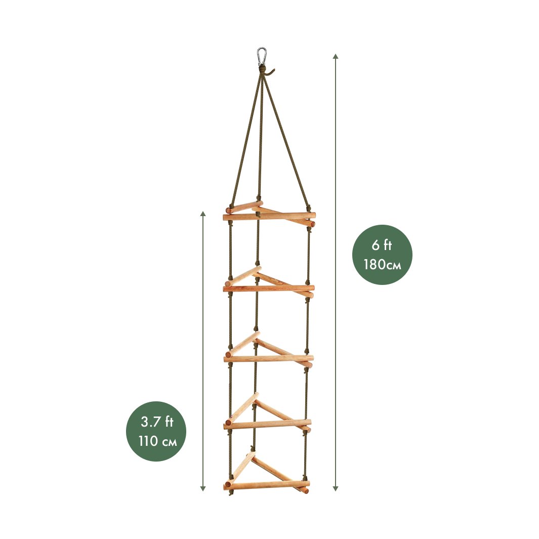 Triangle rope ladder for kids by Goodevas